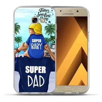 Šuniukų Mama Mergaitė Karalienė Bamperis Spausdinti Atveju, Samsung Galaxy A3 A5 A7 2016 2017 A6 A8 Plius A8+ A9 2018 Minkšto Silikono TPU Padengti Etui