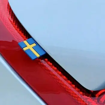 Švedija Žymeklį Juokingas Auto Lipdukas Švedijos Vėliava, Herbas Lipdukas Lipdukas Asmeninį Dekoratyvinis Automobilių Stiliaus Lipdukai 