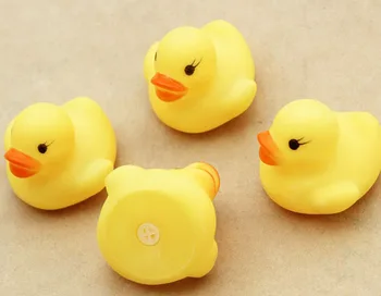 Žaislas 2018 Karšto Vieną Tuziną (12) guminė Antis Duckie Baby Shower Vandens žaislai vaikams, vaikų Gimtadienio Malonių Dovanų Žaisti Watwe