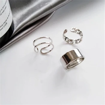 Žiedai Moterų Mados 2020 Tendencija Retro Žiedas Ant Phalanx Aukso Aukščio Metalo Pažintys Šalis Elegantiškas Vestuvių Žiedas, Papuošalų Rinkinys