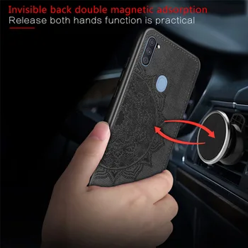 Žiedas Piršto Turėtojas Automobilių Magnetas Telefoną Atveju Xiaomi Redmi 9 Pastaba Pro 8T Max 8 7 6 K30 EITI 8A 7A 6A 10X Pro Mandala Galinį Dangtelį